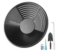 Gold Panning Kit For Adults - Complete Manual Sifting Tool, 5 Piece Portable Set Design, High PP & Metal Components, Exploration Hardware - For River Stream & Wilderness