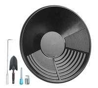 Gold Panning Kit, Gold Prospecting Pan, Manual Golds Sifter, Prospecting Tool With Deep Riffles For Efficient Separation, Outdoor Mining Equipment River Stream Beach Exploration