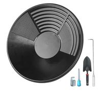 Gold Panning Kit, Manual Sifting Tool with Gold Pans for Beginners, Enthusiasts, Hobbyists, Outdoor River, Stream, Beach, Wilderness Exploration