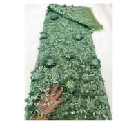Gold Powder Sequin Wedding Dress Three-dimensional Lace Fabric Women Party Dresses(2)