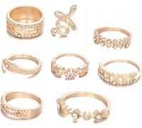 Gold RETRO PUNK BOHO 06 RETRO COLLAR SET