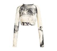 GOLD´S GYM APPAREL T-shirt fonctionnel 'Helen' beige / mastic / noir, Taille L