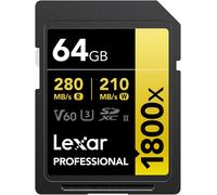 Gold Series Professional Carte Mémoire Uhs-Ii U3 Sdxc 1800 X 64 Go