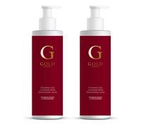 Gold Serums Nettoyant Mousse Moussante Avec Acide Hyaluronique 200ml X 2 Pack Duo
