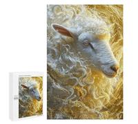 Gold Sheep Puzzle 1000 Pièces Educa Jouet en Bois Cadeau Unique Décoration Intérieure Jeu Éducatif Challenge Toy Adultes Et Enfants À Partir De 14 Ans 1000 PCS