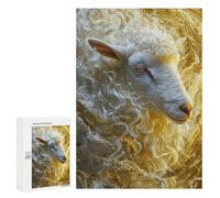Gold Sheep Puzzle 1000 Pièces Educa Jouet en Bois Cadeau Unique Décoration Intérieure Jeu Éducatif Challenge Toy Adultes Et Enfants À Partir De 14 Ans 300 PCS