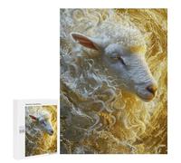 Gold Sheep Puzzle 1000 Pièces Educa Jouet en Bois Cadeau Unique Décoration Intérieure Jeu Éducatif Challenge Toy Adultes Et Enfants À Partir De 14 Ans 500 PCS