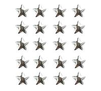 Gold Silver Star Fridge Magnets, 20PCS Strong Magnetic Stars for Kitchen Home Whiteboard(Silver)