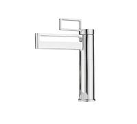 Gold Sink Chrome Luxury Black Brass Faucet Single Lever For Bathroom(Tall Gold)