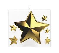 Gold Star Tapis de séchage super absorbant avec crochet facile à nettoyer Accessoires de cuisine 45,7 x 40,6 cm