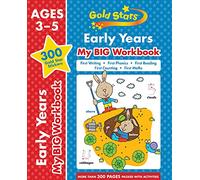 Gold Stars Early Years My BIG Workbook (Includes 300 gold star stickers, Ages 3 - 5)