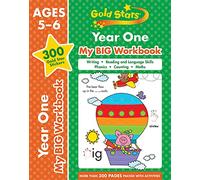 Gold Stars Year One My BIG Workbook (Includes 300 gold star stickers, Ages 5 - 6)