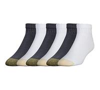 Gold Toe 656p Cotton Ankle Athletic Socks, Multipairs Chaussettes, Noir et Blanc (6 Paires), XL (Lot de 6) Homme