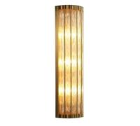 Gold Wall Sconce Modern 1-Light Crystal Glass Wall Lighting Bedroom Wall Mounted Lamp Crystal Glass Bathroom Vanity Light Fixture for Hallway Living Room Kitchen Wall Lamp (Color : Color, Size/Color/4