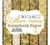 Gold william morris scrapbook paper vintage Vol 2: Gold them double-sided William Morris craft paper for scrapbooking, unique William Morris paper for ... Card Making, Origami & DIY Projects VOL 2