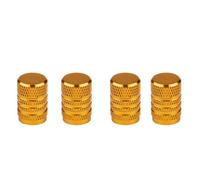 Gold16 Pcs/Lot Bouchons De Soupape Empêchent La Corrosion Voiture Capuchons Anti-Poussière Universel En Aluminium Et En Plastique Roue Pneu Air Bouchons Soupape Tige Couvre Nouveau