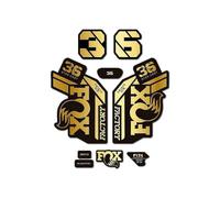 (Gold410)Stickers Compatible With Fox 36 Factory Step Cast 2021 Bike Fork