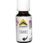 Goldanalytix Acide d'essai d'or 8 carats (333) - Test d'or - Tester l'or de manière fiable et rapide