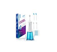 GOLDANT Neti Pot Kit de rinçage des sinus avec 40 sachets de sel de rinçage nasal, système d'irrigation nasale avec 5 modes, 4 buses, rechargeable sans fil, étanche IPX7, nettoyeur de nez pour