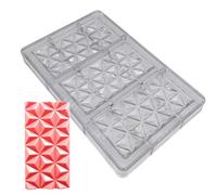 Goldbaking Grand moule à chcoolate en polycarbonate en forme de pyramide