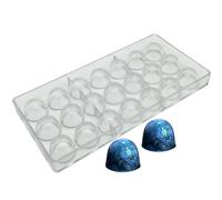 Goldbaking Moule à chocolat en forme de cloche en polycarbonate pour truffes faites maison