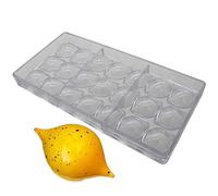 Goldbaking Moule à Chocolat en Polycarbonate pour Le Chocolat au Citron