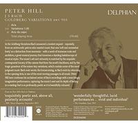 Goldberg Variations by HILL,PETER [Audio CD] NEUF