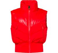 Goldbergh - Doudoune sans manches en duvet naturel - Sole Flame pour Femme - Taille 36 HO - Rouge Rouge 36 HO