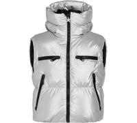 Goldbergh - Doudoune sans manches en duvet - Shine Ski Bodywarmer Silver pour Femme - Taille 34 HO - Gris Gris 34 HO