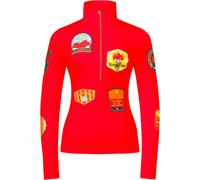 Goldbergh - Première couche technique à col montant - Triumph Flame pour Femme - Taille M - Rouge Rouge M