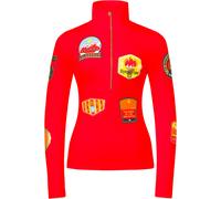 Goldbergh - Première couche technique à col montant - Triumph Flame pour Femme - Taille S - Rouge Rouge S