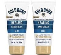 GoldBond Lot de 2 crèmes de guérison pour les mains, 85 g, avec aloe, humidité qui dure grâce au lavage des mains (lot de 2) avec carte