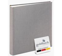 Goldbuch Album photo Summertime Trend 2 – 60 pages blanches, intercalaires, couverture lin gris