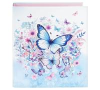 goldbuch 33 155 Classeur Jardin Papillon 28,5 x 32 x 8 cm Couverture en Impression Art Mécanisme à Levier en Métal Papillons Porte-documents pour filles et garçons Classeur sur pied Bleu Blanc