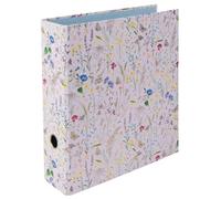 goldbuch 33 575 Summer Meadow Classeur avec couverture en impression artistique, motif de fleurs sauvages et gaufrage doré, classeur à levier en métal, classeur à levier en métal, classeur debout