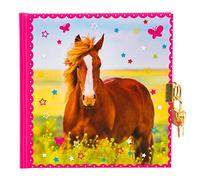 goldbuch 44 291 Journal Intime pour Enfant, avec 96 Pages Blanches, Bloc-Notes verrouillable, avec Cadenas et 2 clés, Couverture avec Impression Artistique, env. 16,5 x 16,5 cm, Papier