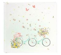 goldbuch 50 042 Floral Tandem Livre d'or de Mariage avec 100 Pages illustrées Couverture Rigide Impression d'art avec Motif Floral Tandem Env. 24,5 x 22,5 x 3,5 cm Blanc