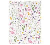 goldbuch 64 454 Meadow Miracles White Carnet de notes 15 x 22 x 2 cm 200 pages vierges Papier 100 g/m² Carnet de croquis Couverture Impression artistique Agenda avec marque-pages Blanc