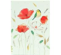 Goldbuch 64 485 Carnet De Notes Din A5 Motif Tender Flowers Avec 200 Pages Blanches Papier 100 G/M² Couverture Avec Gaufrage Doré Et Marque-Page Env. 15 X 22 Cm