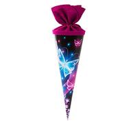 goldbuch 93 062 - Sac Surprise pour frères et sœurs - Motif Papillons - Carton laqué - Emballage Cadeau - Fermeture en Feutre Rose (sans Ruban de Fermeture) - Sac à Sucre Rond - Longueur : 35 cm