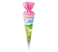 goldbuch- Sac d'école pour frères et sœurs avec Motif Saule de Cheval, 35 cm, en Carton Verni, Emballage Cadeau pour de Nombreuses Occasions, 93 076, Multicolore