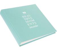 Goldbuch album photo Linum 2.0 aqua 25x25 cm 60 pages blanches