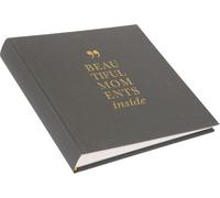 Goldbuch Album photo Linum 2.0 gris 25x25 cm 60 pages blanches