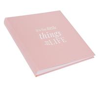 Goldbuch Album photo Linum 2.0 rose 30x31 cm 60 pages blanches