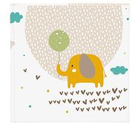 goldbuch Album photo Little Dream en lin pour bébé avec 60 pages blanches et parchemin, album pour bébé à coller 25 x 25 x 4 cm