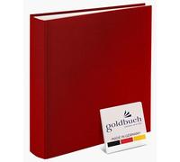 Goldbuch Album Photo, Summer Time, 25 x 25 cm, 60 Pages avec Feuillet Cristal, Rot, 30x31 cm