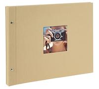 Goldbuch Bella Vista beige 39x31 Schraubalbum 40 wei√üe Seiten