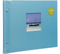 Goldbuch BellaVista turquoise 39x31 Album à vis 40 pages blanches