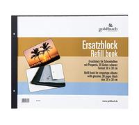 goldbuch Bloc de remplacement pour album à vis 380 x 300 mm Noir
