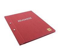 Goldbuch Classeur De Certificat Couleurs A4 31 X 24 Cm Lin 31 X 24 Cm Rouge